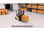 create 3d warehouse automation robotic case picking and logistics animation